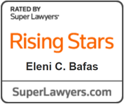 RATED BY Super Lawyers Rising Stars Eleni C. Bafas SuperLawyers.com